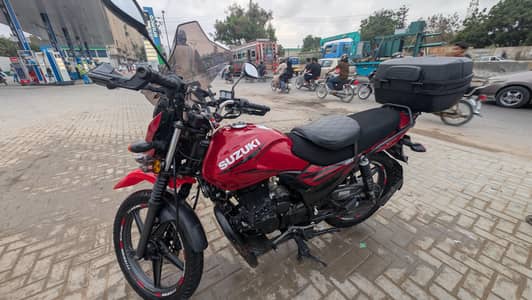 Suzuki GR 150 - 2022 Model | Vibrant Red | Karachi Registered