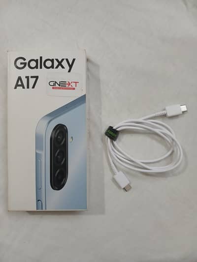 Samsung galaxy A17,  8/256 , sky blue clr. in Warranty,  with full Box