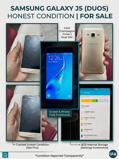 Samsung Galaxy J5 (8GB) - Best for Calls & Hotspot