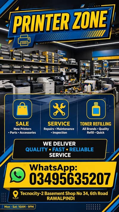 printer Zone sale service toner refilling