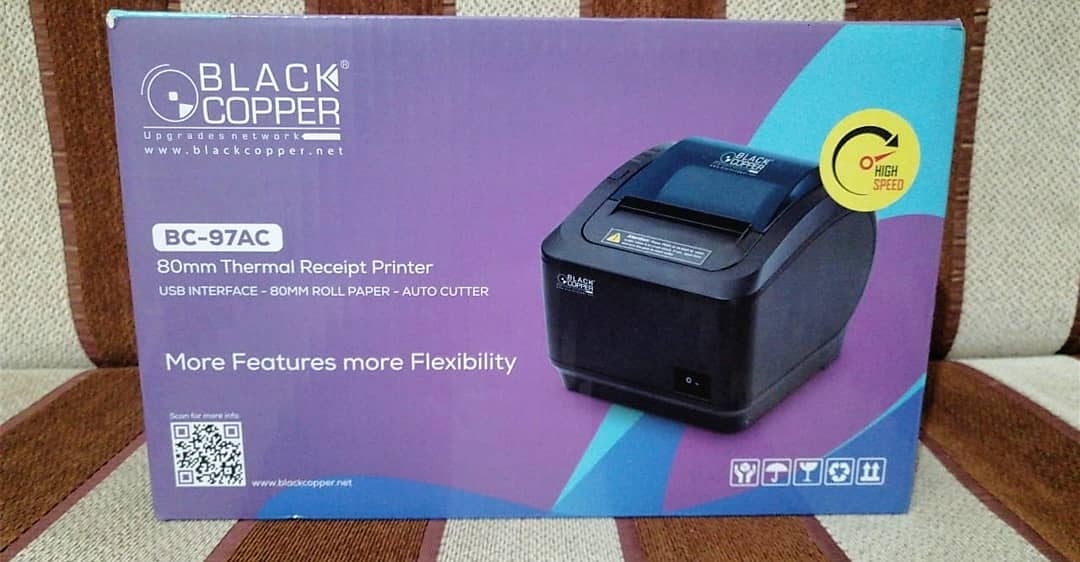 Black Cooper Thermal Printer 1