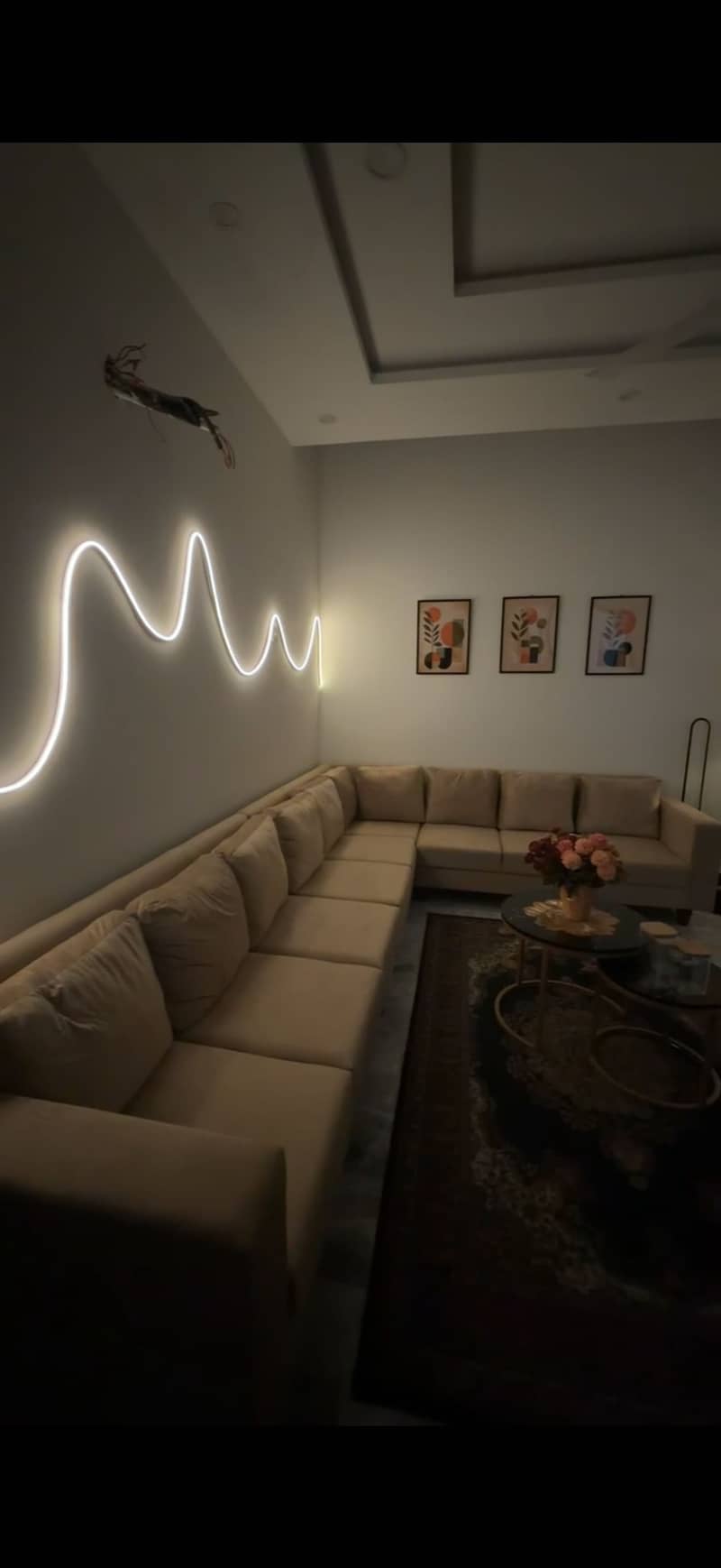 L shape sofa 0