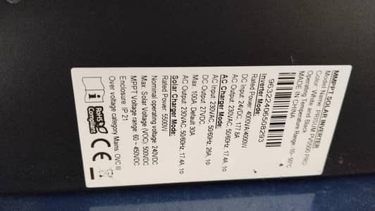 SUNTRIX 4.2/KVA dual output hybrid inverter