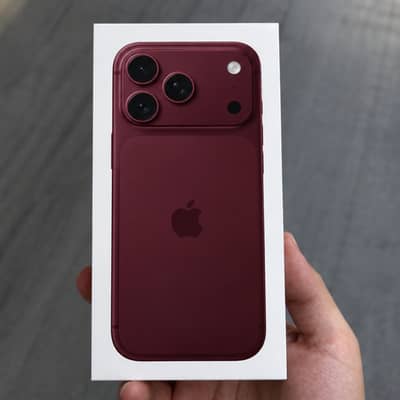 Buy iPhone 18 Pro Max PTA Approved (Burgundy Color) Box Pack