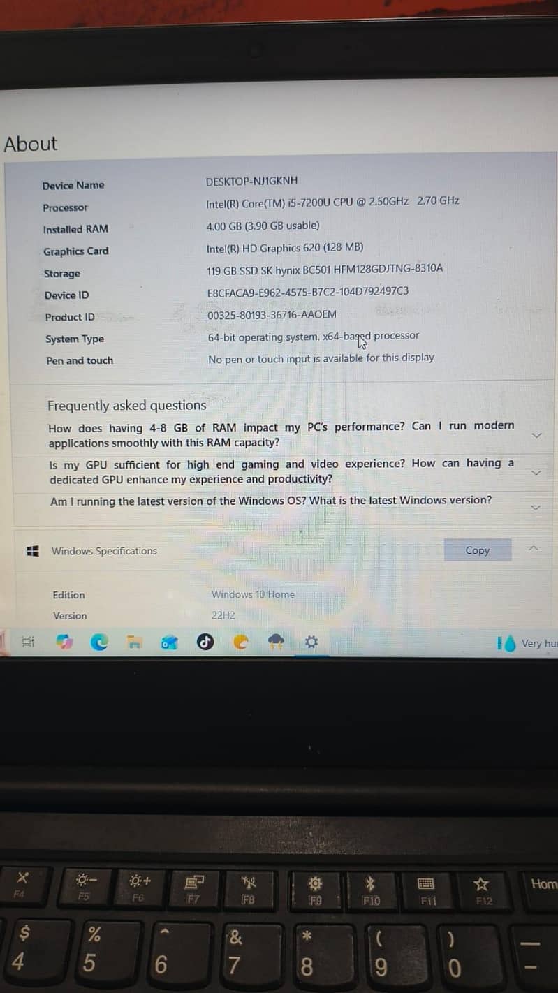 Cor i5 7gen 0
