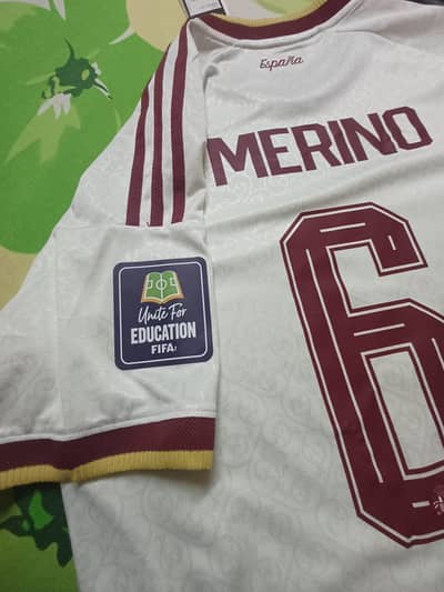Spain 2026 FIFA World Cup Away Jersey – Merino #6 (Player Version)