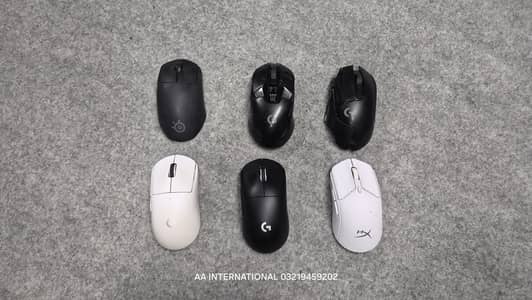 HyperX Steelseries Logitech G Pro Wireless Gaming Mouses
