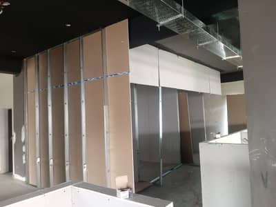 Room Divider & Partition Work/Dry Wall Partition|Cement Wall Partition