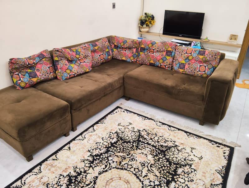 simple and elegant "L Sofa set" 2