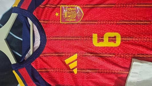 Spain 2026 FIFA World Cup Home Jersey – Merino#6 (Player Version)
