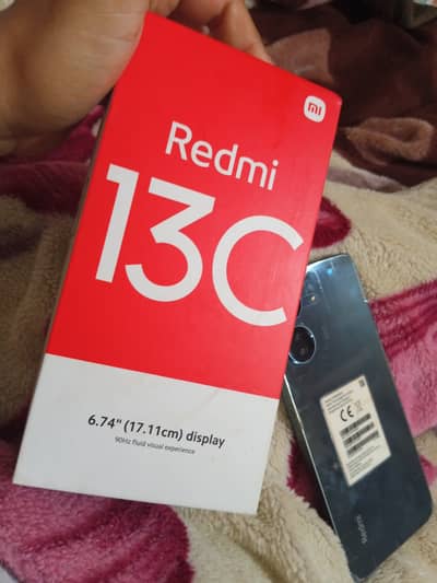 Redmi 13C in lush condition 10/10 urgent sale with complete box