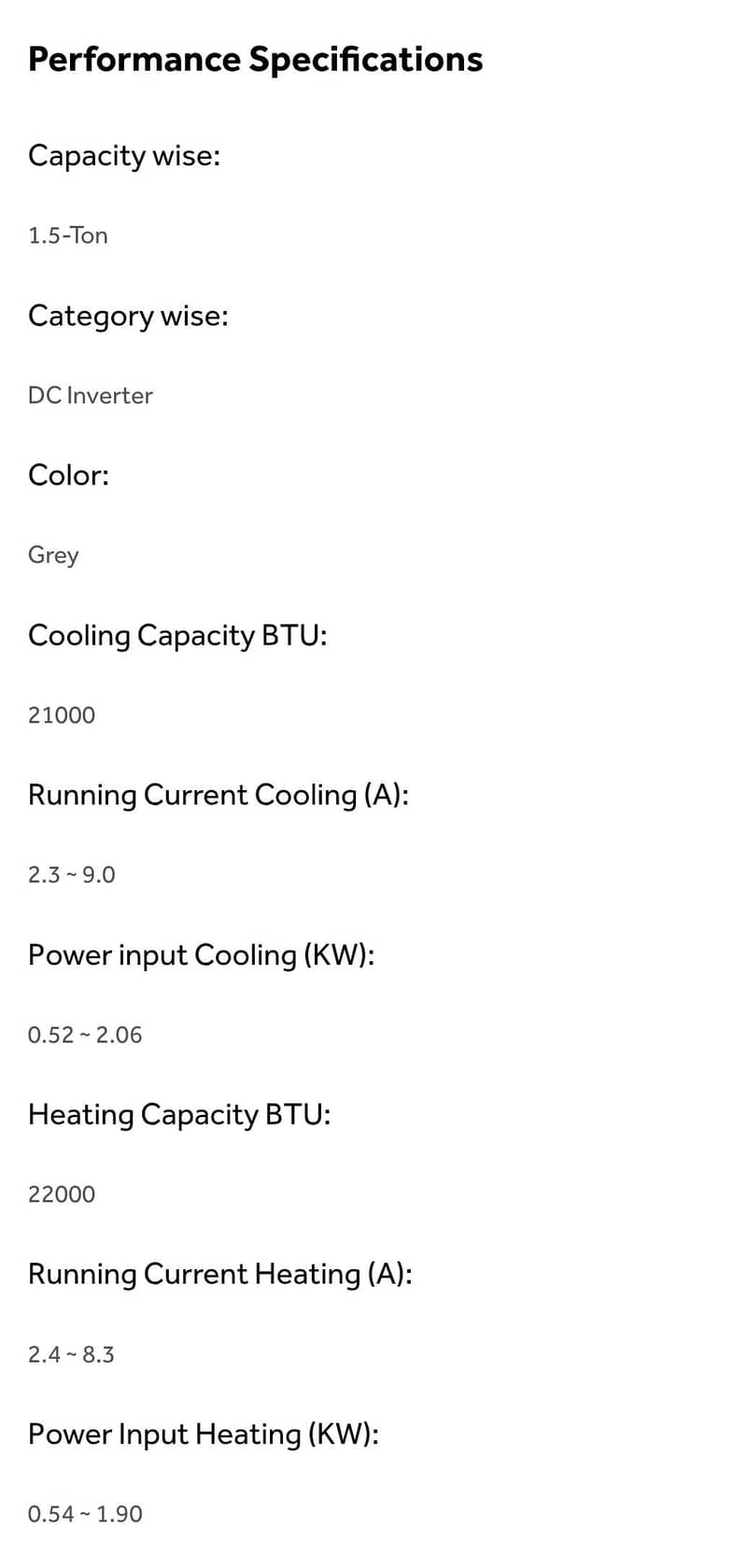 Haier 1.5 Ton Split AC T3 Compressor | Rawalpindi 7