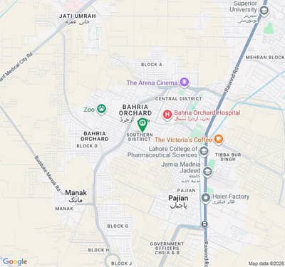 Book A Residential Plot Of 10 Marla In Bahria Orchard Phase 1 - Southern Lahore