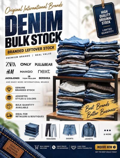 Original Brnad Garment Bulk Stock