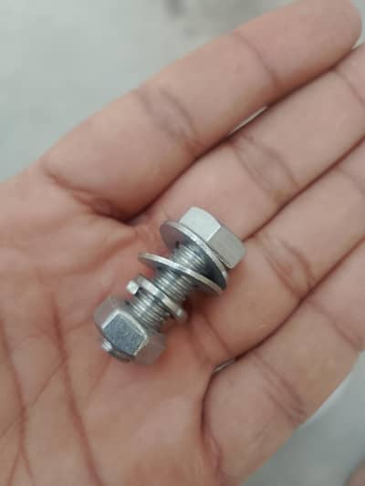 SS nuts bolts 13 mm