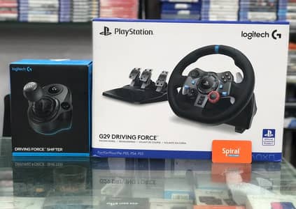 Logitech G29 Driving Force Racing Wheel & Pedals with Shifter