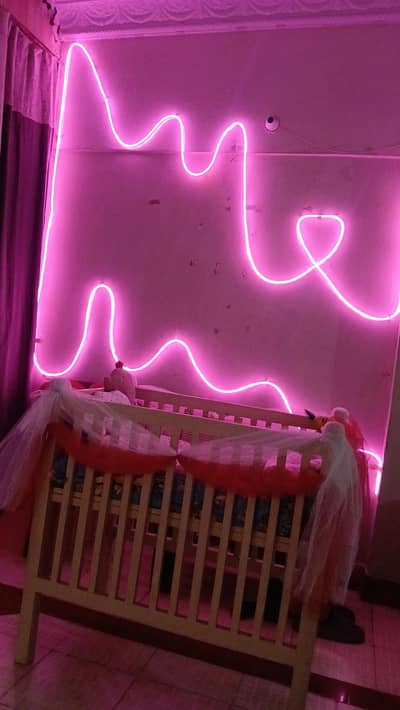 Wooden Baby Cot / Baby Crib – Excellent Condition