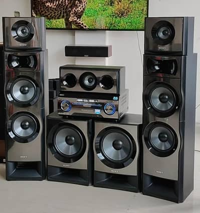 sony str km55 5.2 ch home theater system brand new