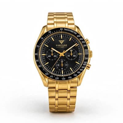 Fortune Time Gold Watch  With Box-Original