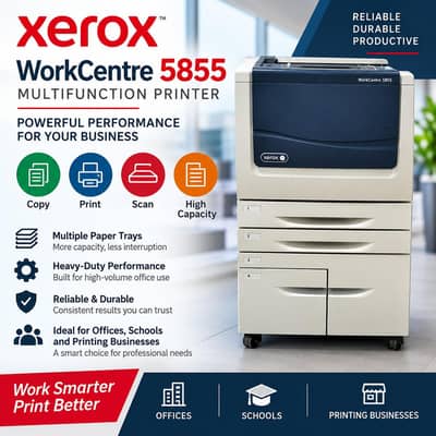 Xerox WorkCentre 5855 Multifunction Photocopier Printer