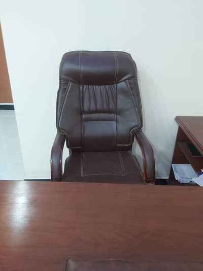 executive table with chair