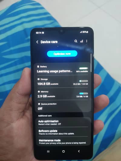 Samsung A32 mobile for sale used 6+128