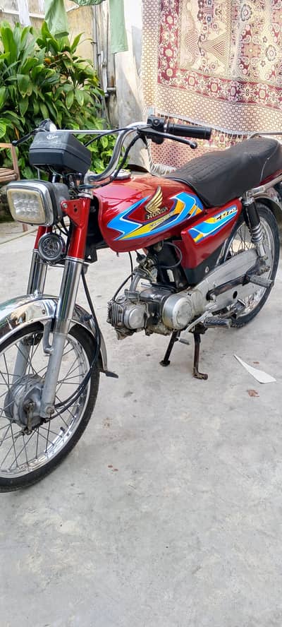 Honda CD 70 2007 biometric on spot double saman