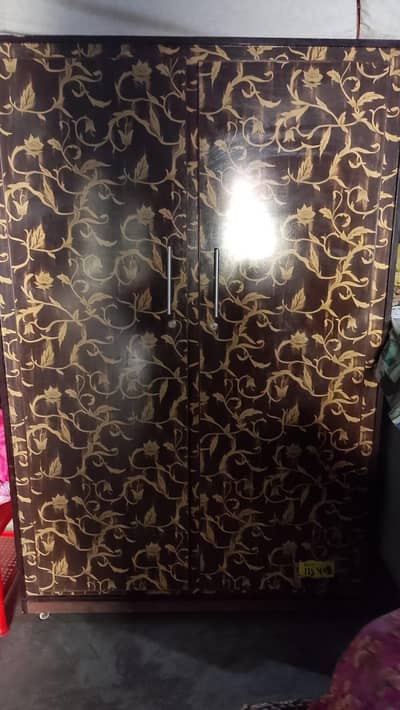 Wooden Safe 2-Door Almari – Like New Condition