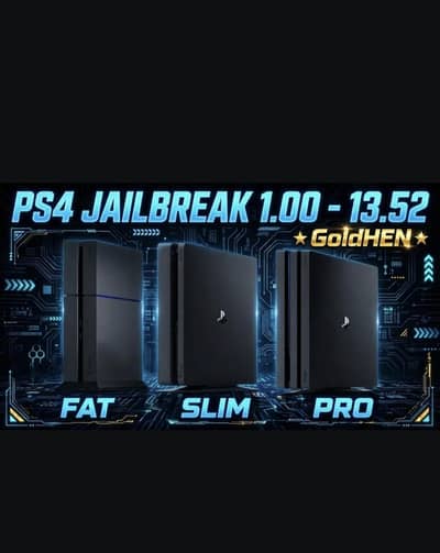 PS4 jailbreak 9.00 to 13.52  jailbreak & games  available
