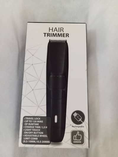 Hair and Beard Trimmer-Multigroomer adjustable wheel