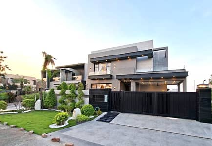 One Kanal Brand New Luxury Ultra-Modern Design Most Beautiful Bungalow 2 Servant Quarter In Basement For Sale At Prime Location Of DHA Lahore Near To Park Masjid & Commercial Market.