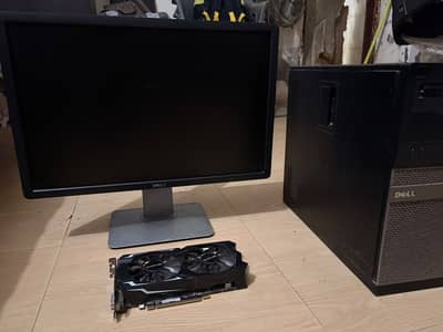 PC Desktop + 24" LCD + 4GB Graphics Card