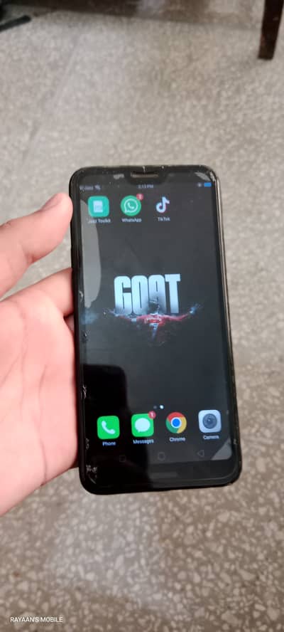 OPPO A83 with box 32gb storage and 3 gb ram