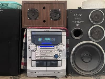 Aiwa Amplifier and Sony speakers (urgent sale)