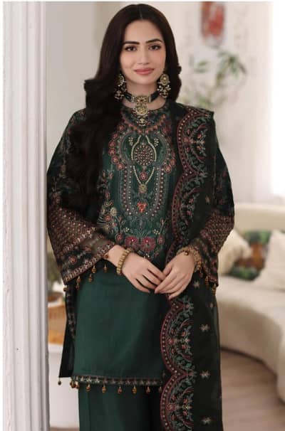 Branded Party Wear Silk Dress – Small Size