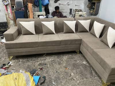 L shaped corner new sofa