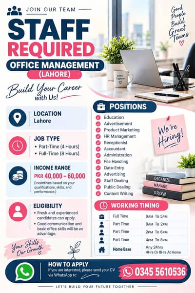 staff required office management