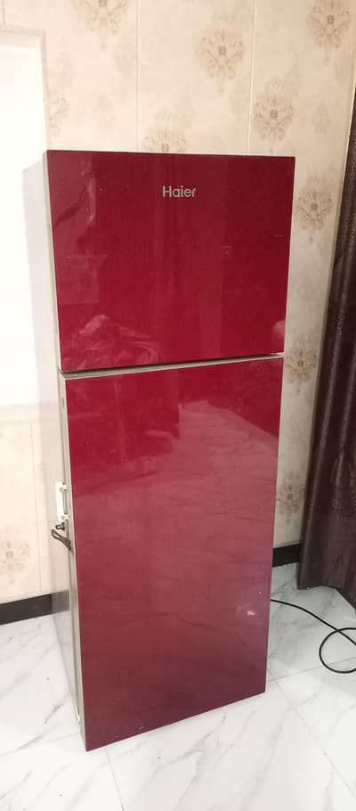 Haier Refrigerator Model HRF-355 Red color