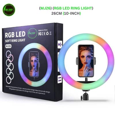 RGB Ring Light with Adjustable Lighting