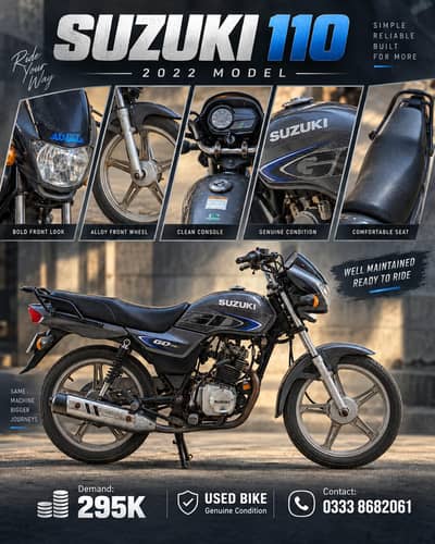 Suzuki GD 110S – 2022 Model for Sale