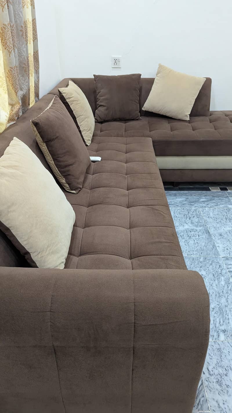 L shap sofa set 1