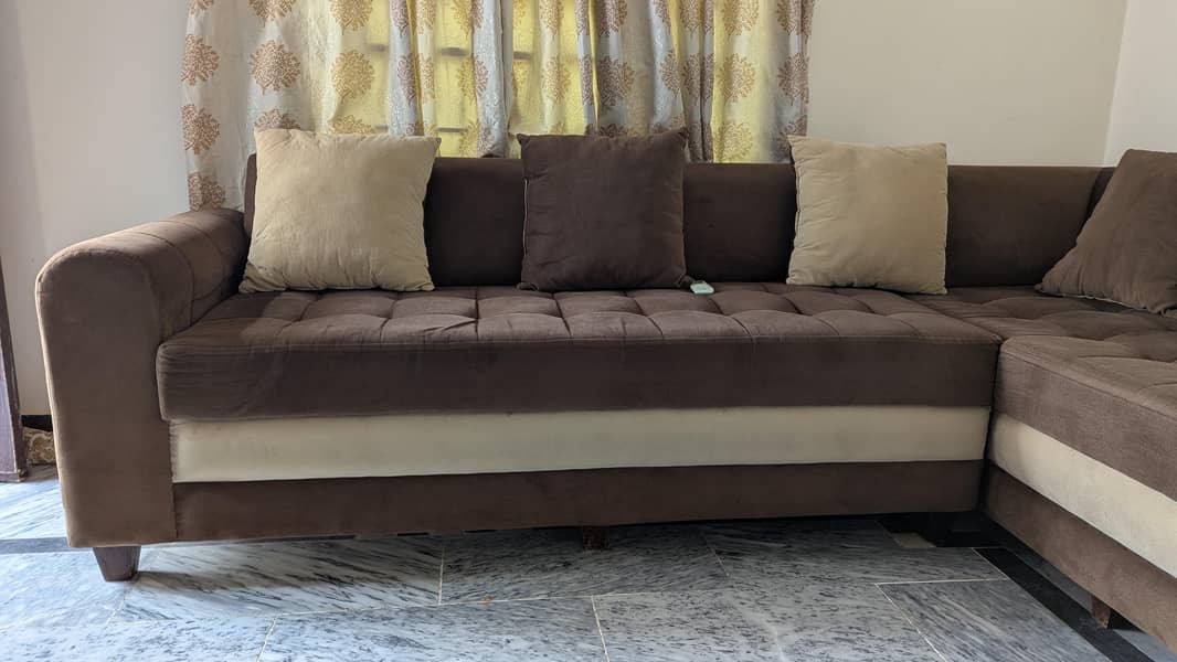 L shap sofa set 3