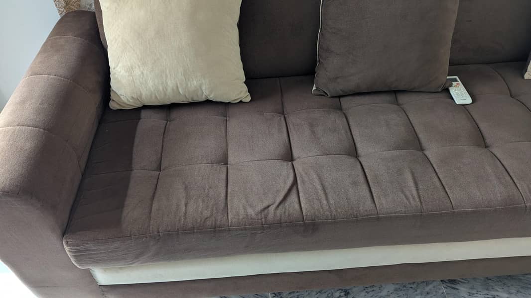 L shap sofa set 4