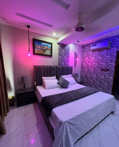 Bahria town Lahore one bedroom apartments daily basis rent per
