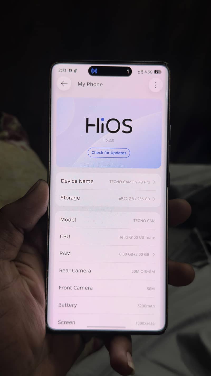 Tecno camon 40 pro 2