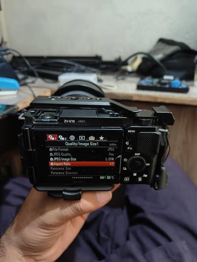 Sony ZV e10 With External Monitor