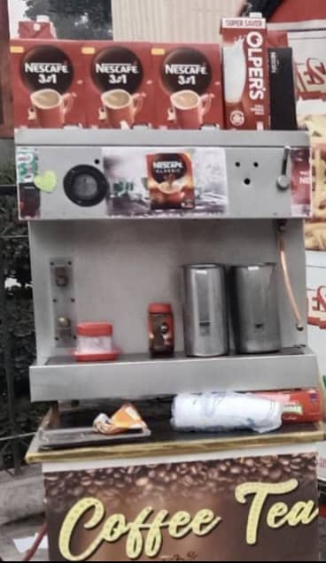 1 Haier fridge  or 1 coffee machine
