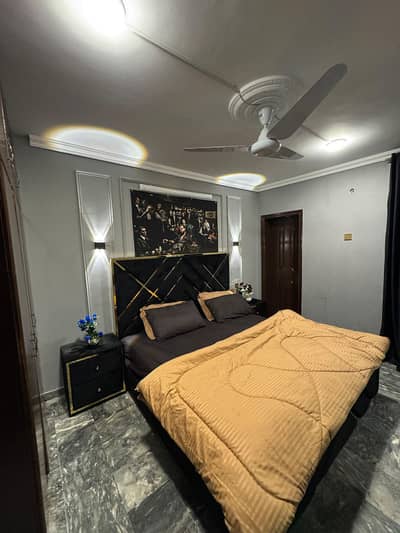 Per Day Rent- 1 Bed Furnished Apartment Johar Town near EmporiumMall