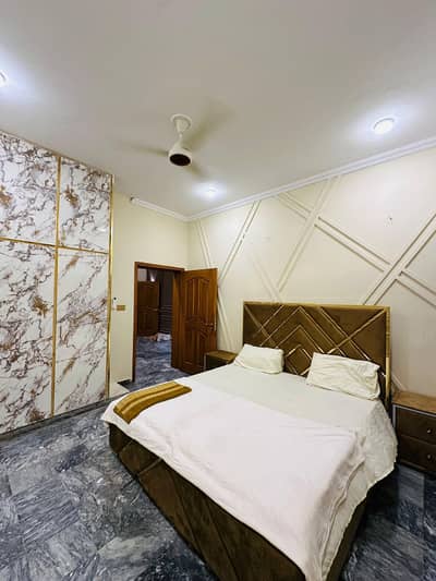Per Day Rent-1 Bed Furnished Apartment Johar Town near EmporiumMall