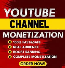 Real and Organic Youtube Monetization Services